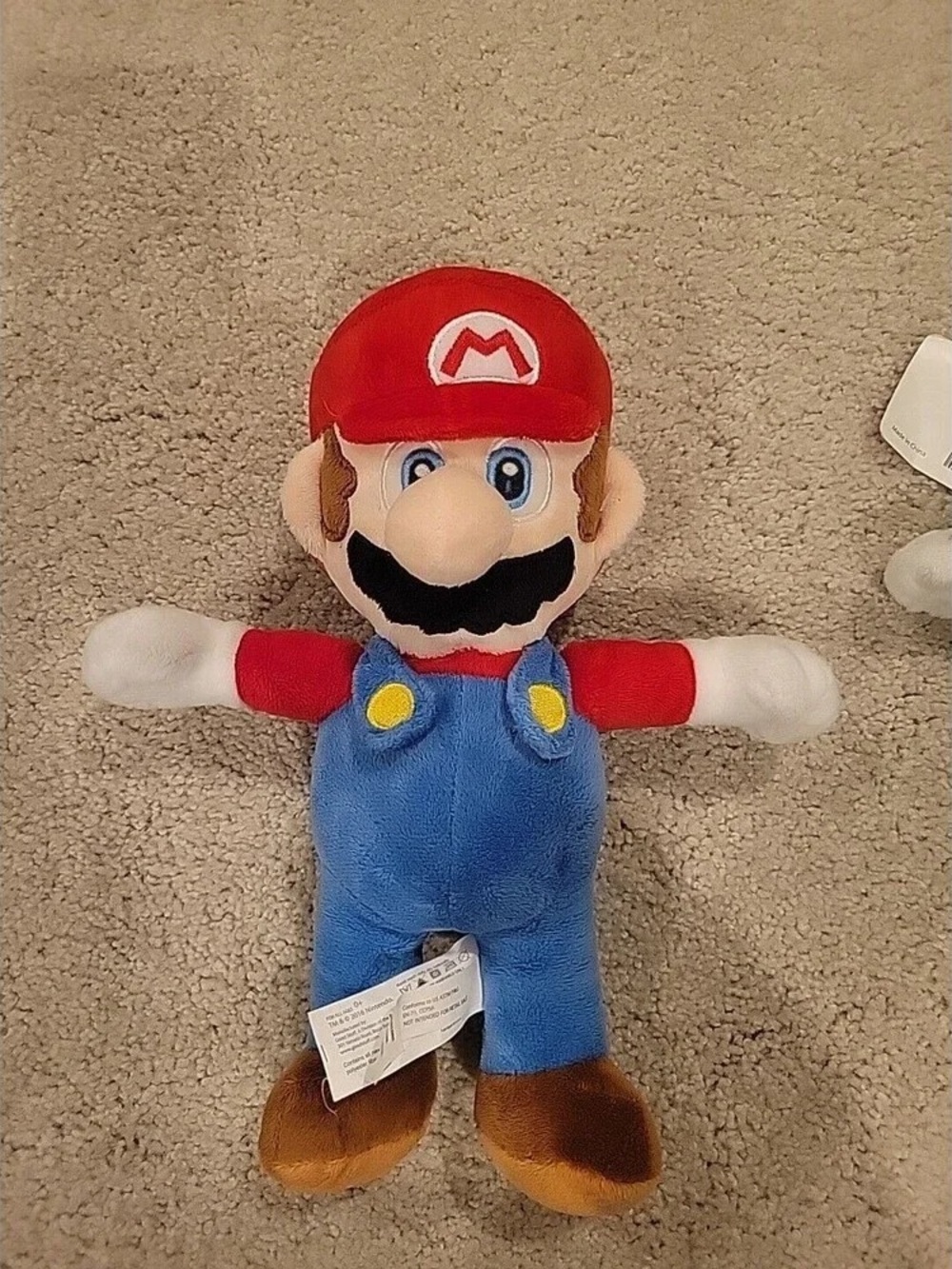 Nintendo Mario Plush Doll in Red, Blue, Brown